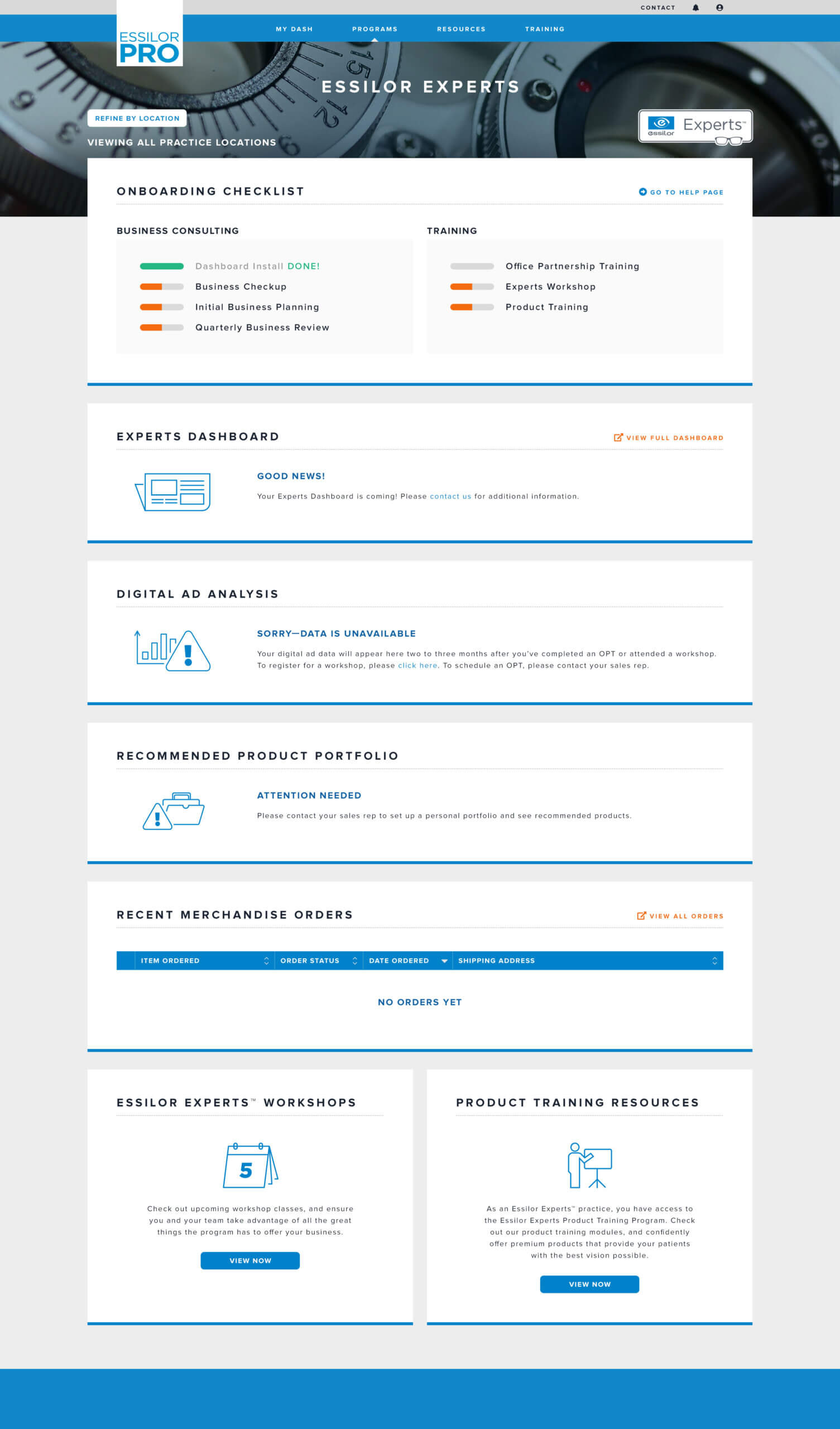 Location Management Dashboard